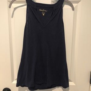 Lilly Pulitzer Navy Tank Top
